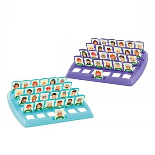Echecs Devinez Qui Je suis, Jeu de société, Voyage et fête, développement des compétences logiques, Durable et Portable, Jeux de devinettes familiaux for...