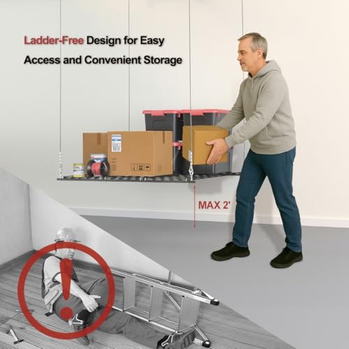 Heavy Duty Garage Lift Storage Rack