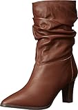 Adrianna Papell Women's Noelle Luggage Mestizo Leather Boot 8.5 M
