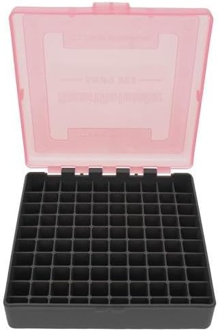 Ammo Box- 100 Rounds, Pink, fits .45ACP and .40 S&W VBSR609P