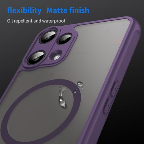 Image of Compatible with Nothing Phone3A Lite Case Cover,Compatible with MagSafe,Anti-Fall,Compatible with Nothing Phone (3a) Lite 5G A001T Cell Protective Phone Case Purple