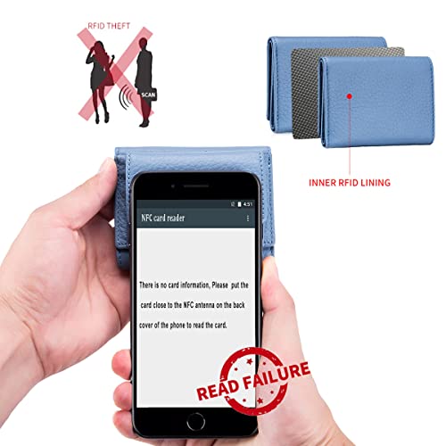 Mini-Geldbörse JERZO für Frauen und Unisex mit RFID-Schutz
