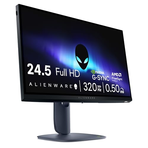 Alienware 25 Monitor Gaming - AW2525HM, Full HD (1920x1080), 320Hz,