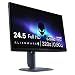 Alienware 25 Monitor Gaming - AW2525HM, Full HD (1920x1080), 320Hz, Fast IPS, 0.5ms, NVIDIA G-SYNC Compatible, AMD FreeSync Premium, DisplayPort, 2 HDMI, 3 USB, 3 Anni di Garanzia
