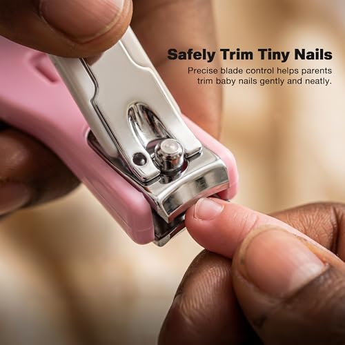 Image of Baybee Baby Nail Clipper with Skin Guard, Safety Nail Cutter for New Born Babies Infant Toddler, Manicure Pedicure Care | Baby Nail Cutter Clipper Care | Nail Clipper for New Born Baby (Pack of 2)