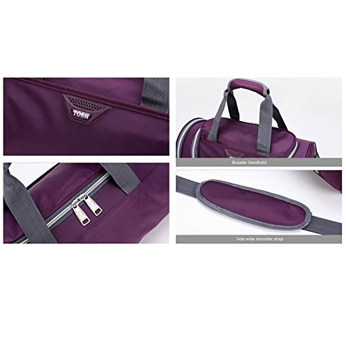 Gym Bag with Shoe Compartment Waterproof Lightweight Sports Outdoor Travel - Image 6