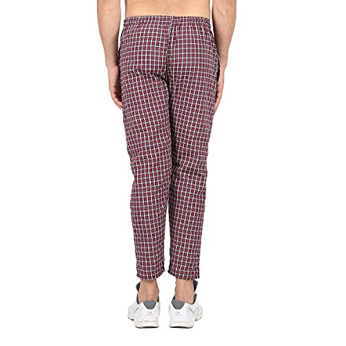 Image of Men's Cotton Checkered Pajama,