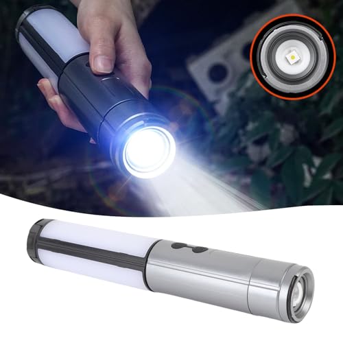 Lanterne de camping rechargeable LED avec lampe de travail et support réglable - 2