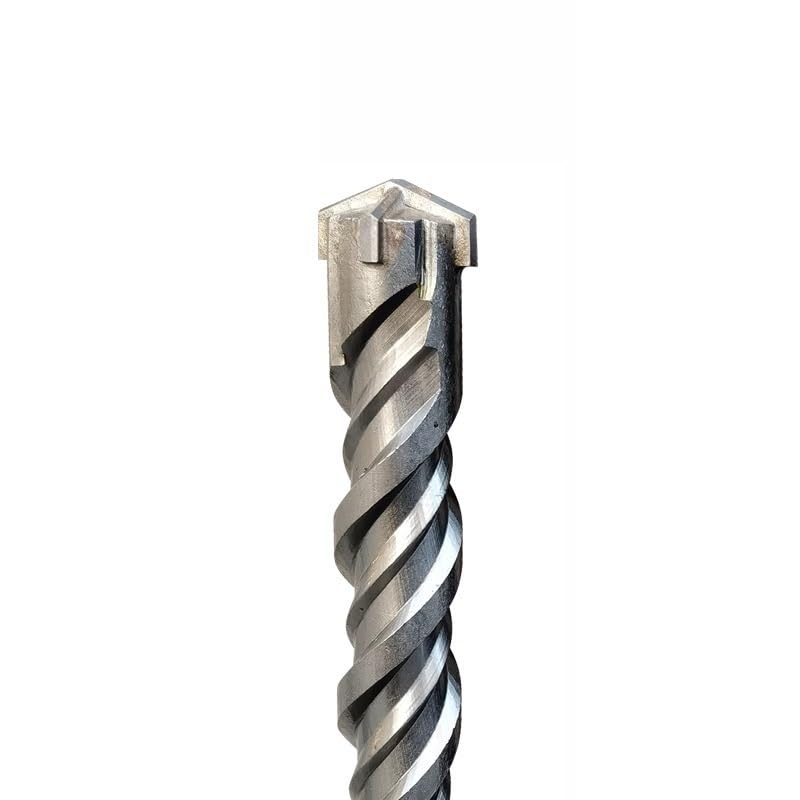 1000mm Extra Long SDS Plus Drill Bit, 32mm Diameter Masonry & Concrete Impact Drill Bit, Heavy-Duty Cross Drill for Hammer Drills, Ideal for Professional & DIY Use