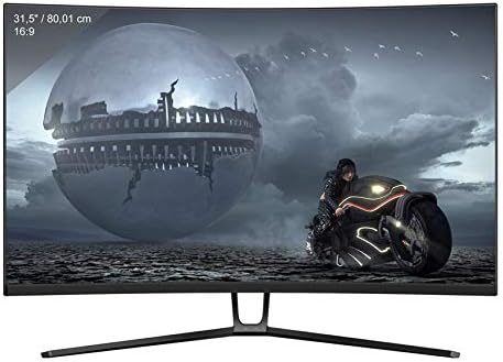 80cm/31,5'' (2560x1440) LC-Power LC-M32-QHD-144-C-V2 Curved Gaming 16:9 4ms 144Hz 3xHDMI DisplayPort VESA Quad HD Black