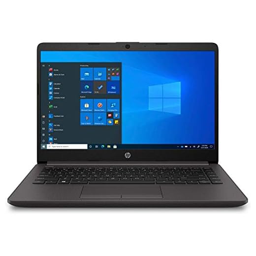 HP 240 G8 - Ordenador portátil de 14” HD (Intel Celeron N4020, 8GB RAM, 128GB SSD, Windows 10 Home) Negro - Teclado QWERTY Español