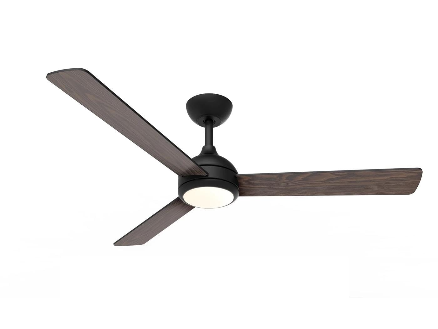 PHILIPS Ventilador de techo 132 cm negro madera moderno VELYXDARK