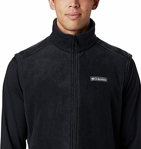 Columbia Mens Steens Mountain Vest, Black, Small - 5