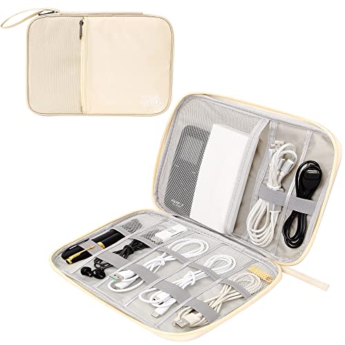 SELLYFELLY Electronics Organizer Travel Cord Organizer Case Compact Electronics Accessories Bag for Cable, Cord, Charger, Phone, Hard Drive