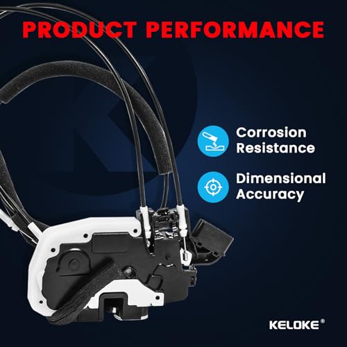 Image of KELOKE Door Lock Latch Actuator Assembly Compatible with Nissan Versa 2010 2011 2012 - Front Left Driver Side, Replaces# 80501ZN90A