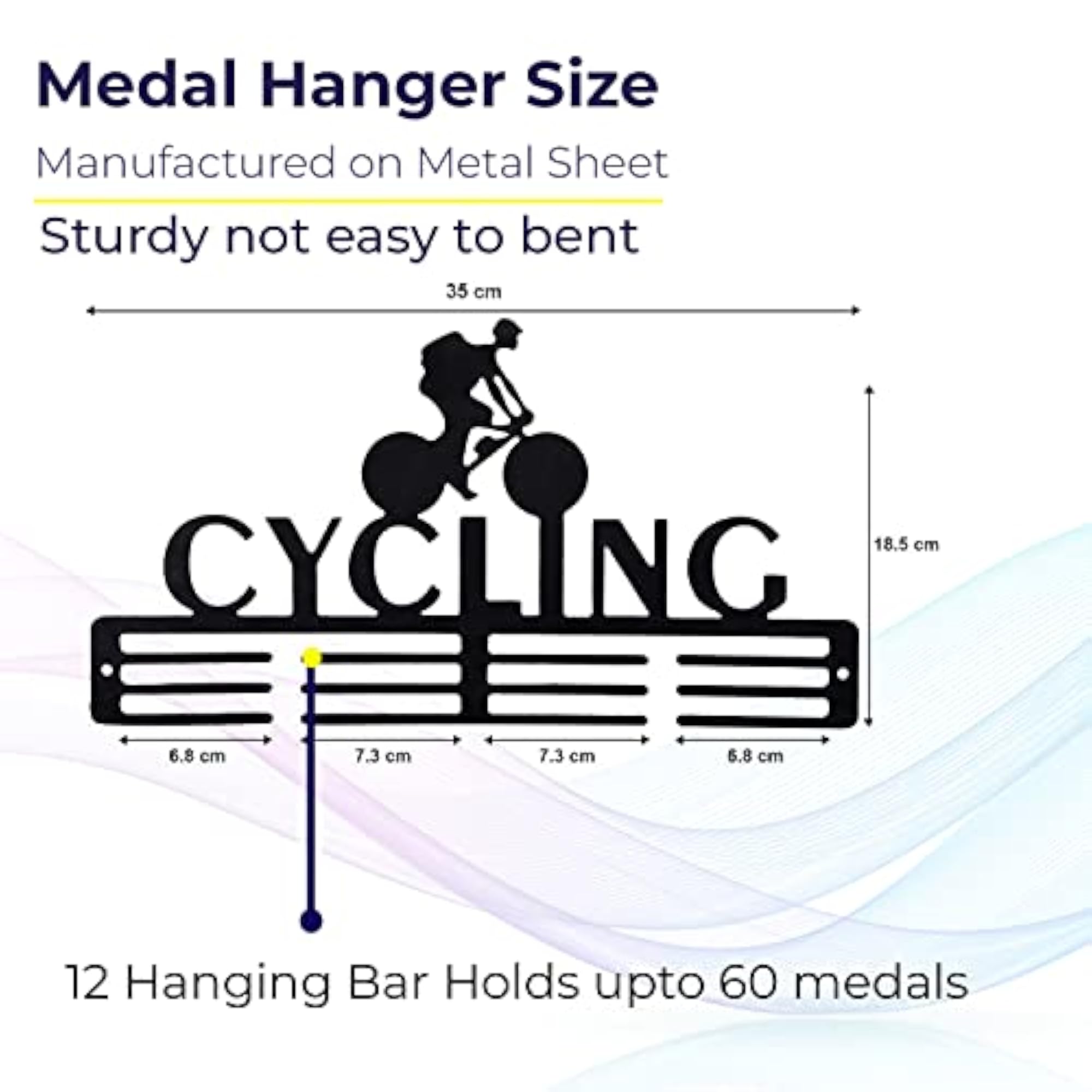 Cycling Medal Hangers for Wall Medal Holder