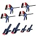 Produktbild WORKPRO Mini Einhandzwinge und Federzwinge Set 8tlg. mit 4 Schraubzwingen(Spannweite 115mm, Dehnbereich 200mm), 4 Federklemmen(Maulweite 45mm/60mm), für Holzbearbeitung