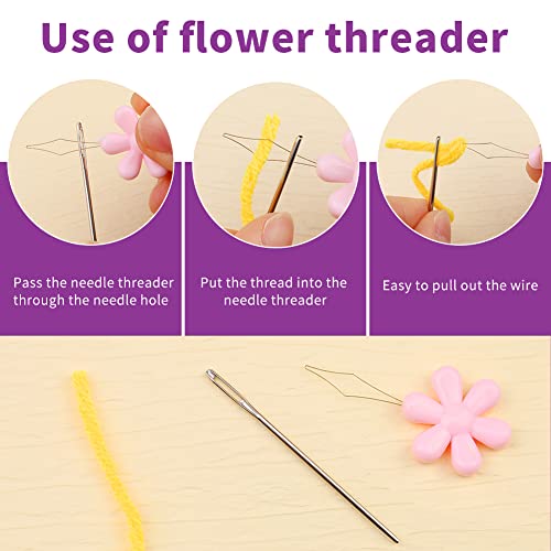 45 Pcs Plastic Large Eye Sewing Needles, Plastic Sewing Needles With Large Eye Blunt Needles Bent Tapestry Needle Nylon Wire Knitting Needles, Yarn Needle Tapestry Needles For Knitting Crochet #TOP4