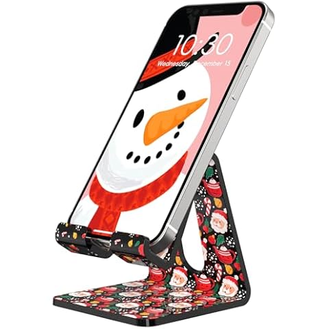 Crpich Portable Acrylic Phone Stand Cover