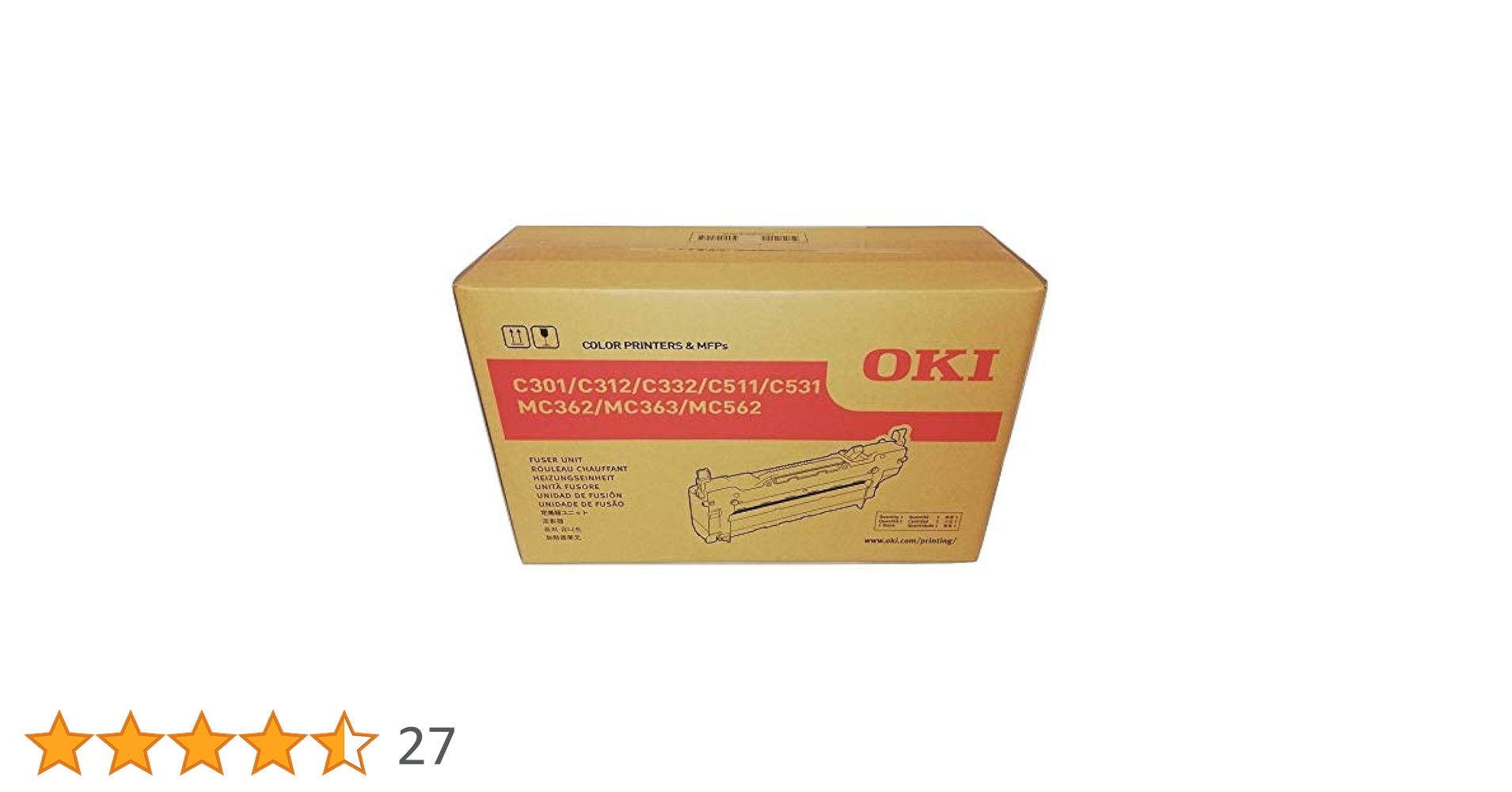 Amazon | OKIデータ FUS-C4K 定着器ユニット【MC562dn(w)/MC362dn(w