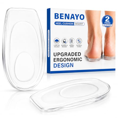 Soft Gel Heel Cushion Inserts for Women & Men
