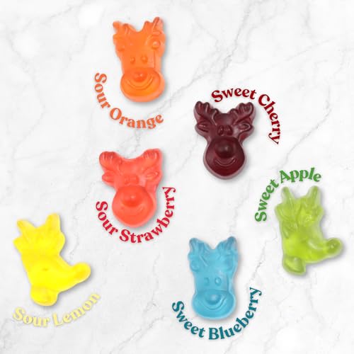 Dulces Navidad Haribo Gummy Bears y Caramelos Agridulces 4 oz x2 miniatura 6