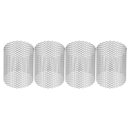 Image of PATIKIL 4 Pcs 25mm OD Strainer Mesh, 30mm H Screen Y Shaped Strainer Filter Valve Mesh Screen 304 Stainless Steel Strainer Mesh for Debris Pump Water Oil Separation