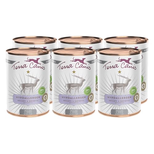 Produktbild von Terra Canis Hypoallergen Antilope mit Kartoffel - 6 x 400 g