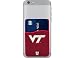 Virginia Tech Hokies Adhesive Silicone Cell Phone Wallet/Card Holder for iPhone, Android, Samsung Galaxy, Most Smartphones