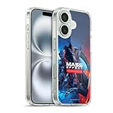 Head Case Designs Officially Licensed EA Bioware Mass Effect Key Art Legendary Graphics Gel Case [Military Grade Protection] Compatible with Apple iPhone 16 and Compatible with MagSafe