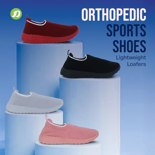 Image of DOCTOR EXTRA SOFT Lightweight Memory Foam Women's Shoes | Walking,Gym,Training,Running,Casual,Sports,Athletics| Stylish,Flexible,Comfortable| Slip-On,Loafers,Lace-Up,Sneaker for Ladies & Girls D-1004