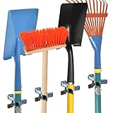 Shovel Holder Wall Mount Outdoor 10 Pack - Garden Yard Tool Organizer for Garage - Shed Organizers...