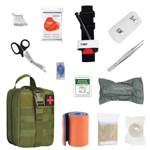 Botiquín De Primeros Auxilios,Botiquín Primeros Auxilios Completo,Kit De Primeros Auxilios,Táctica Bolsa molle de Primeros Auxilios