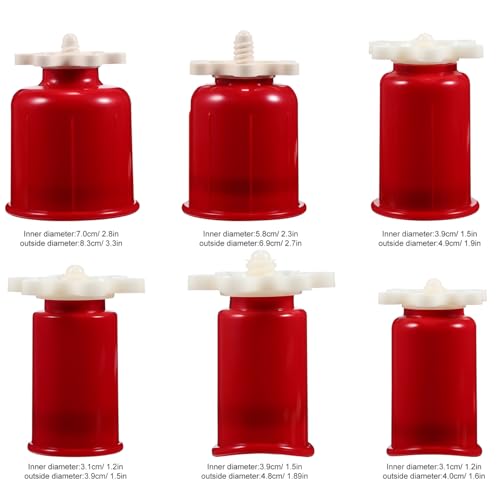 Set de terapia de ventosas Outanaya, 6 piezas, de plástico, para uso doméstico, reducción de celulitis y relajación muscular, ideal para atletas y entusiastas del fitness miniatura 2