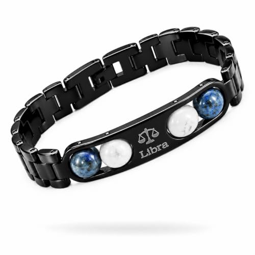 Image of Gratify Birth Crystal Metal Rashi Bracelet for Men & Women | Natural Gemstone Bracelet | Adjustable Spiritual Crystal Bracelet | Includes Authenticity Certificate | Gift for Astrology Lovers