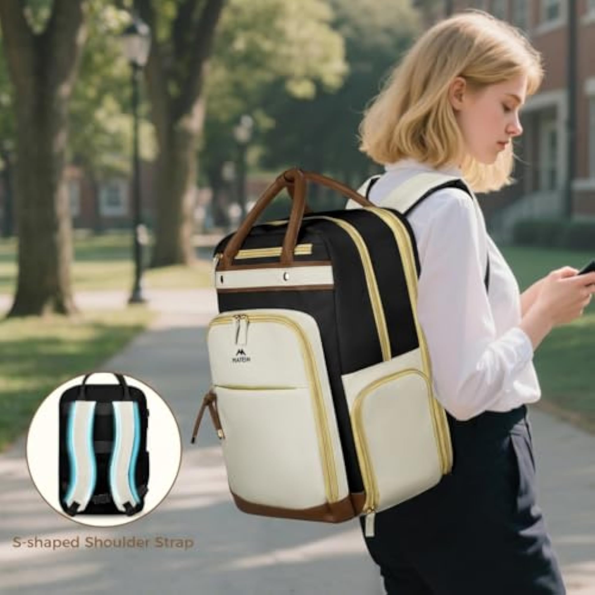 Teacher Backpack with Organized Pocket