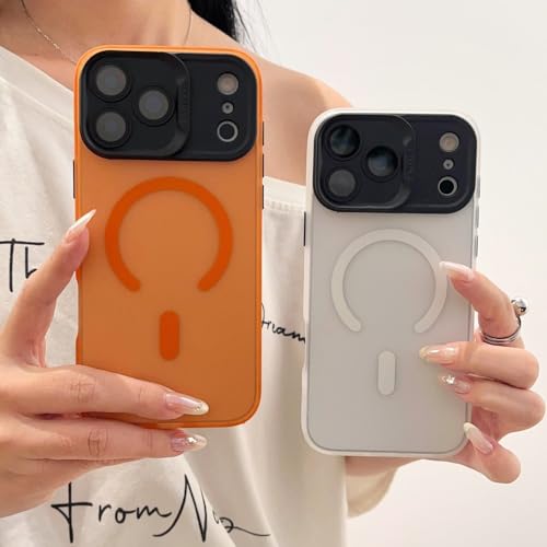 Coque iPhone 15 Pro violette magnétique finie les traces de doigts silicone mat rigide - 5
