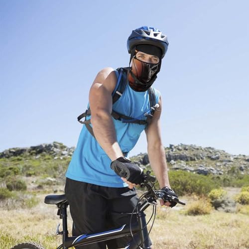 Balaclava para hombre para esquí y deportes, máscara facial completa para ciclismo y baloncesto miniatura 4