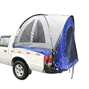 Vrachtwagen Bed Tent, Dubbellaagse Pickup Truck-voor 2 personen, Full-size kort en normaal bed voor 5-6,5 voet met voorluifel Myja