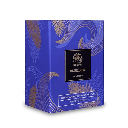 Image of BLEUM Blue Dew | 100 mL | Unisex Men Women | Long Lasting Aquatic Perfume Fragrance Scent | 25% EDP Eau De Parfum (Aquatic)