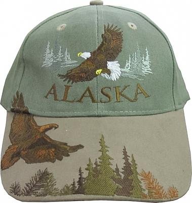 New Alaska Bull Soaring Eagle Fly Ball Cap Hat Deluxe #TOP5