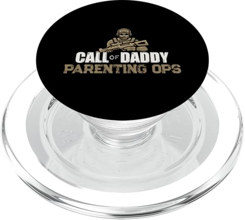 Call of Daddy Parenting Ops Gamer Dads Funny Fathers Day PopSockets PopGrip pour MagSafe