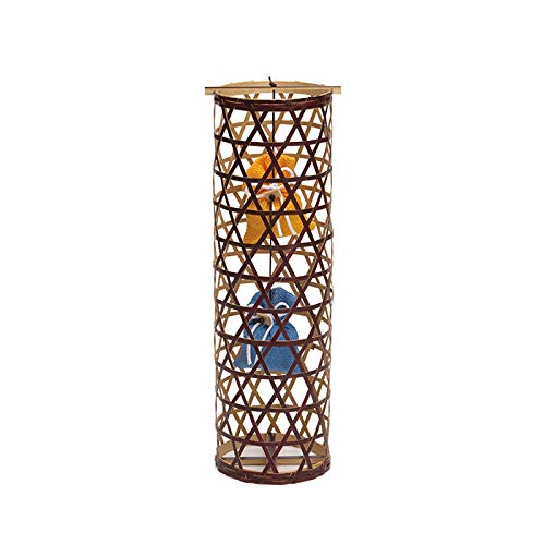 Cesta cilíndrica de bambú Kaori Basket, set de 2 miniatura 1