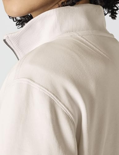Carhartt Women's Tencel™ Fiber Series Half-Zip Sweatshirt, Oat Milk, Small - image 6