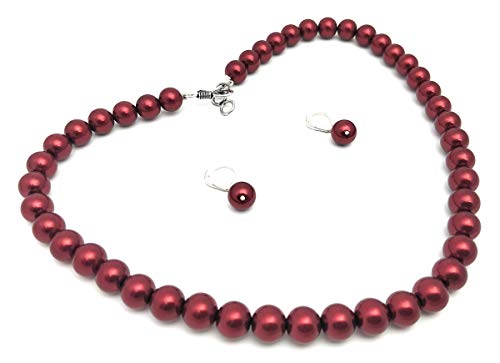 Image of Taruna Biyani Non-precious Metal Silver Plated and Pearl Necklace Mala Set for Women