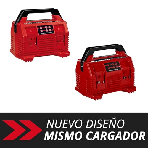 Cargador múltiple Einhell para solucionar la espera cargando cuatro baterías a la vez 2
