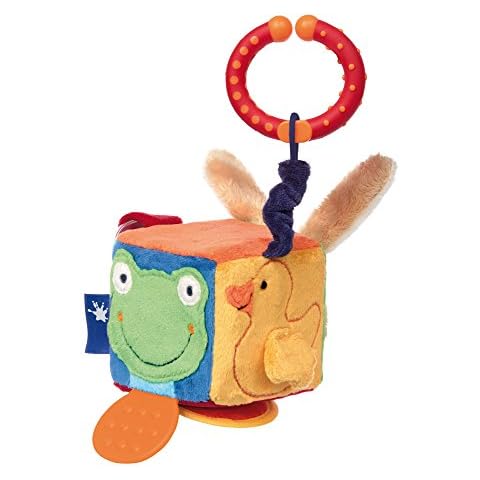 SIGIKID 41865 Anhänger Würfel Blue Mädchen und Jungen Babyspielzeug empfohlen ab Geburt mehrfarbig Cover