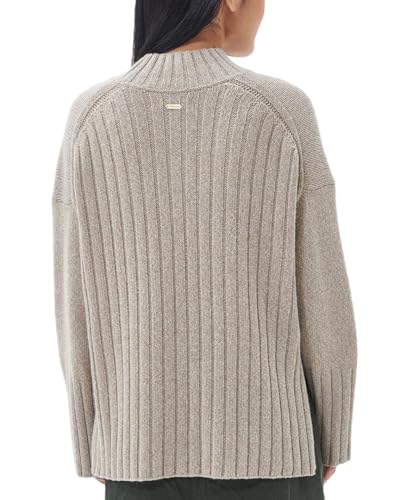 Barbour Women's Winona Knitted Jumper, Light Fawn2