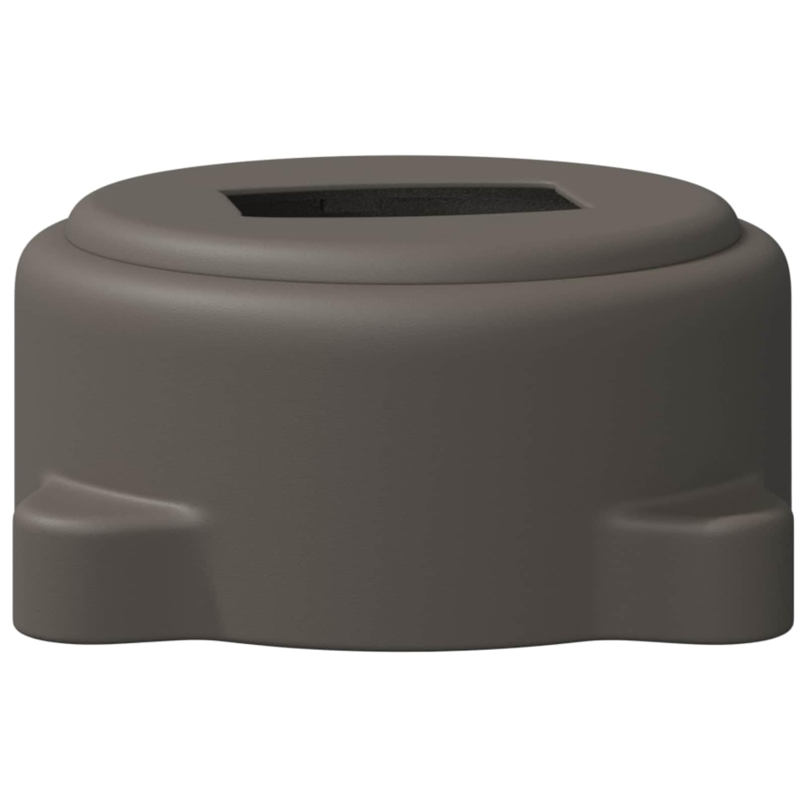 Supporto per ombrellone argentato in robusto acciaio, 23 x 15,5 x 6 cm, resistente alle intemperie e al vento, ideale per giardino, balcone, terrazza, base stabile per ombrellone con facile
