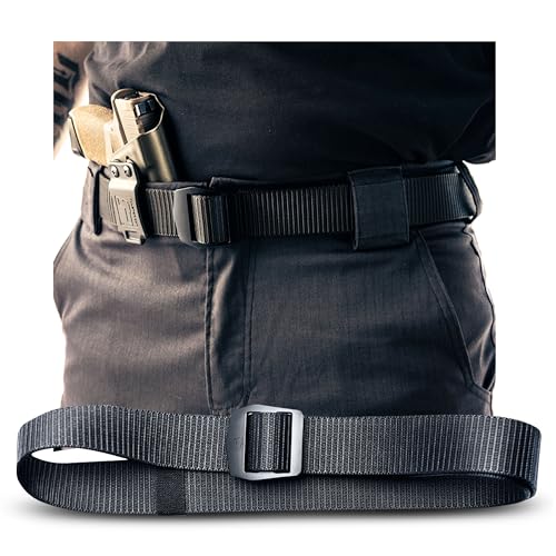 Shirt Stay Plus- Tactical Belt for Men Police and Military - Professional Grade Heavy Duty Tactical Gear